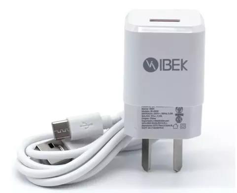 CARGADOR USB TIPO C 5V 2.6A IBEK IB-2604