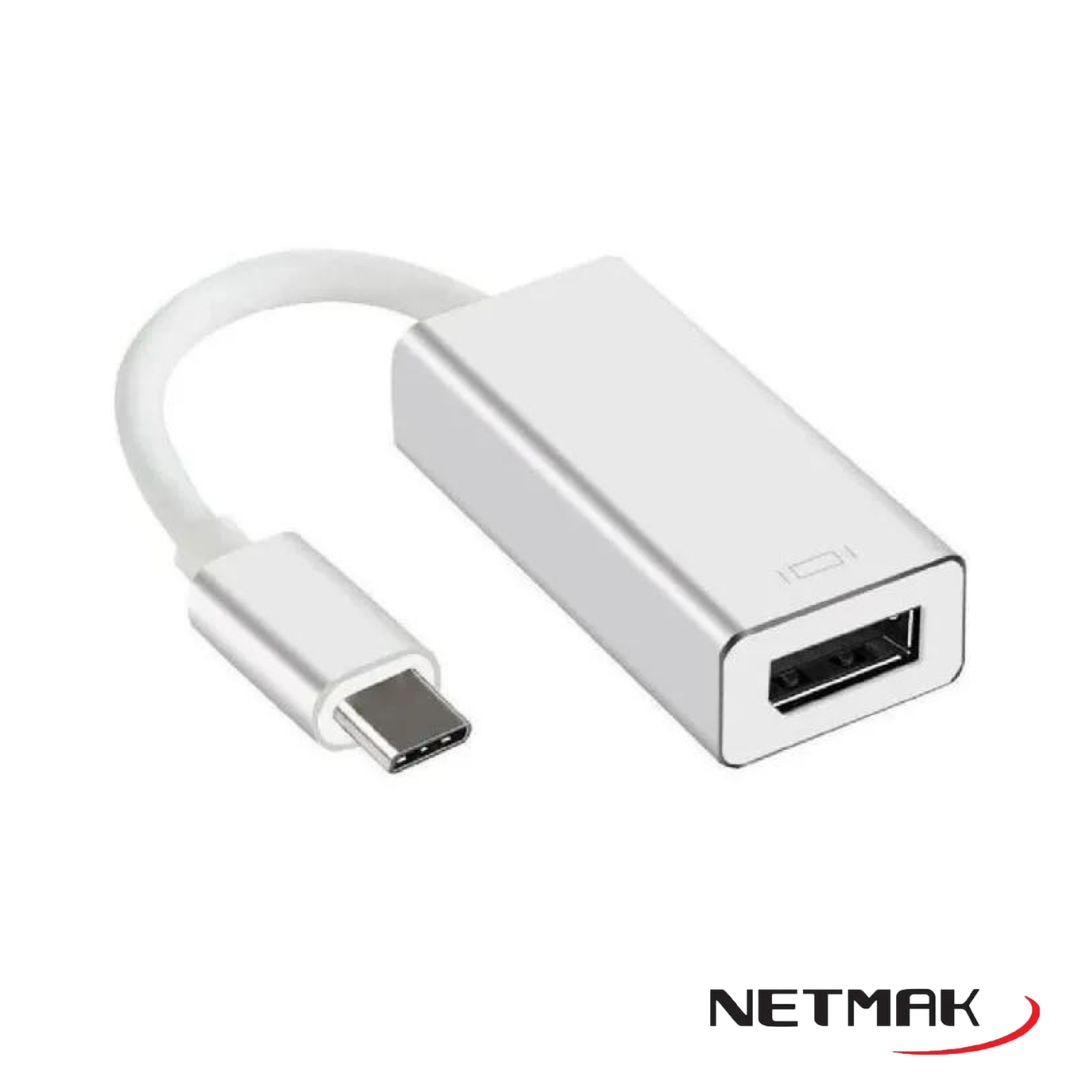 CONVERSOR TIPO C A DISPLAYPORT MACHO NM-C106	