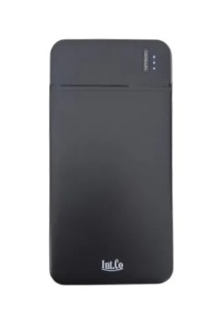 POWER BANK INTCO 10000MAH B-100A	CON LED INDICADOR Y DOBLE PUERTO USB-C / MICROUSB