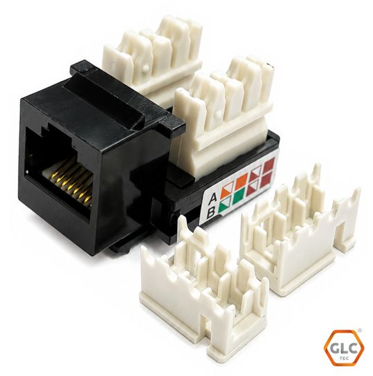 JACK HEMBRA RJ-45 CAT5 GLC CE-4003 NEGRO