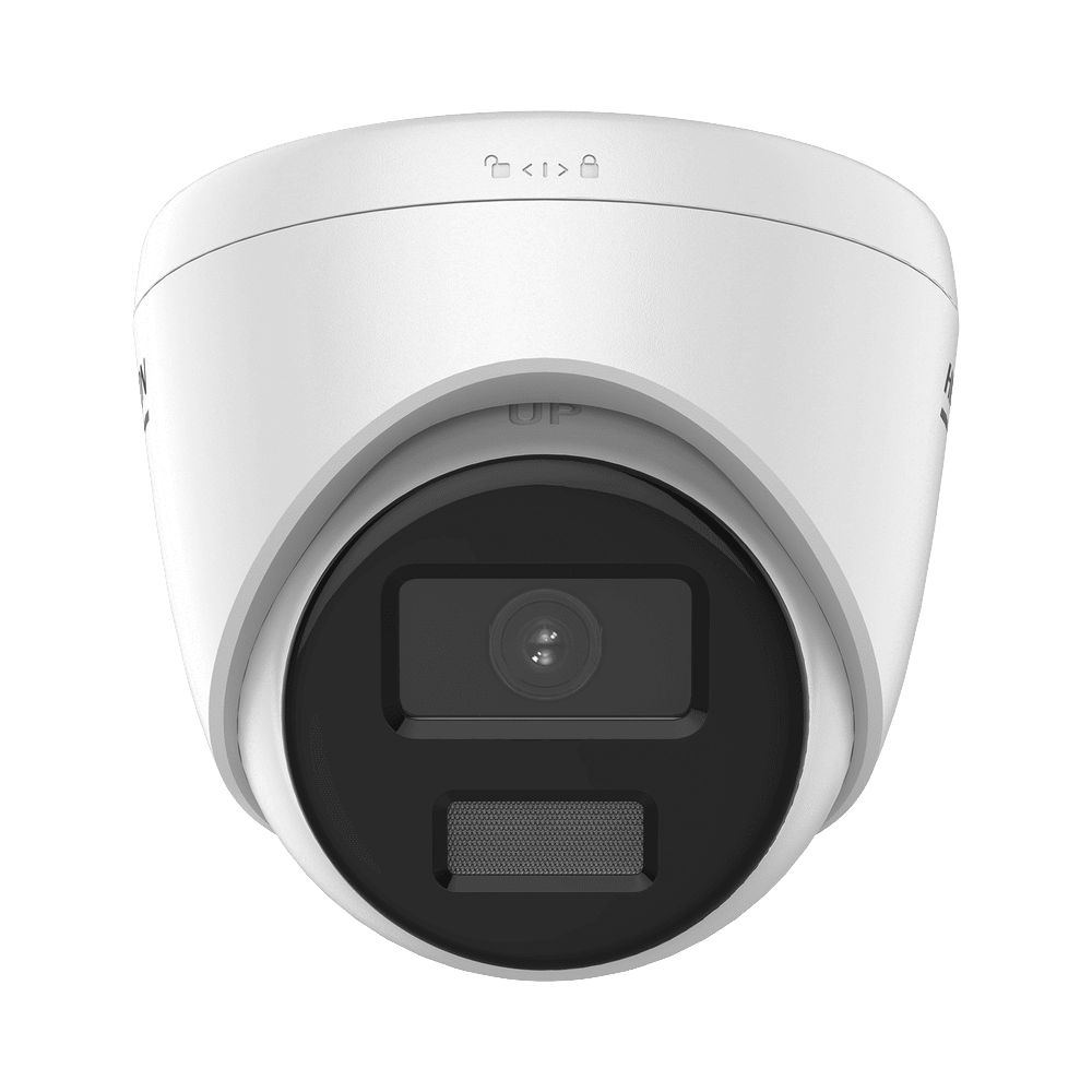  IP HIKVISION DS-2CD1347G0-L | 4MPX | COLORVU | DOMO | 2.8MM | METAL + PLASTICO | EXTERIOR | 30MTRS IR | H265+ | POE | FULL
