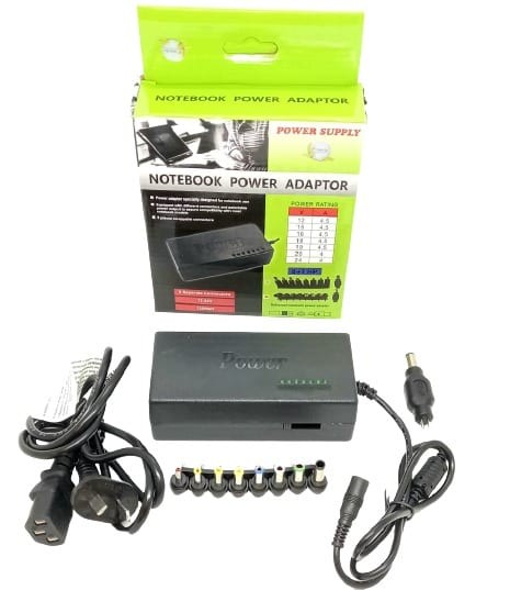 CARGADOR NOTEBOOK UNIVERSAL 120W 9 PUNTAS INTERCAMBIABLES MY-120W	