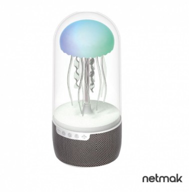 VELADOR PARLANTE BT NETMAK NM-MEDUZA RGB	