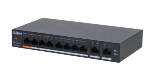 SWITCH DAHUA DH-CS4010-8ET2GT-60 |10 PUERTOS | 8 PUERTOS POE