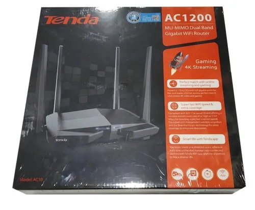 ROUTER WIFI TENDA AC10 AC1200 DUAL BAND MU-MIMO GIGABIT	