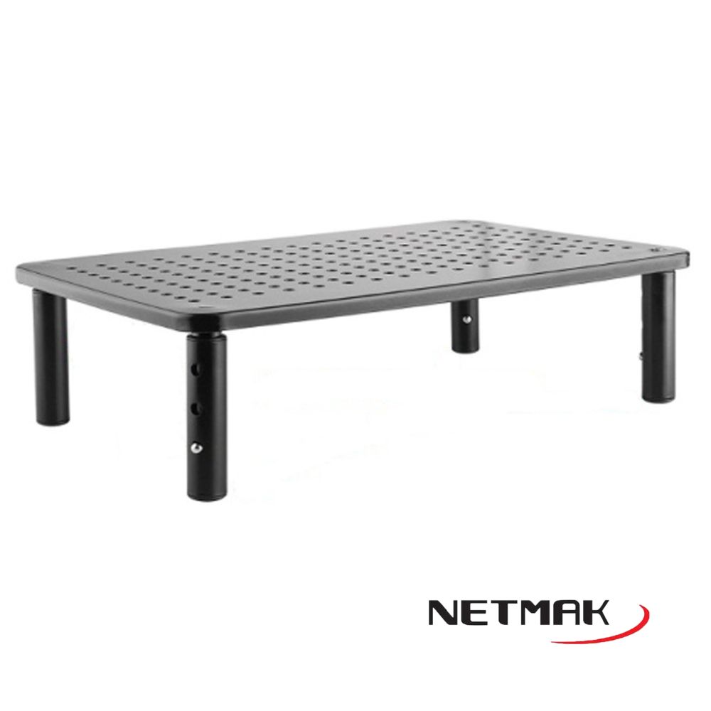 SOPORTE ELEVADOR | MESA NETMAK PARA MONITOR/NOTEBOOK NM-ST20