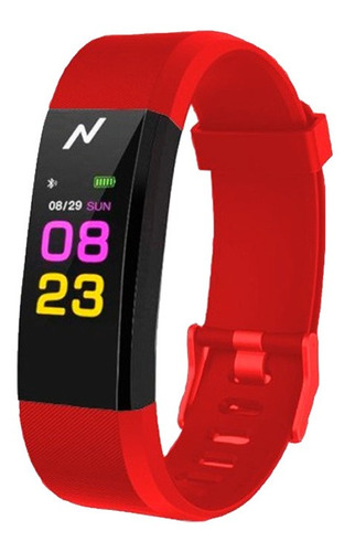 RELOJ SMART WATCH BAND NOGA NG-SB01 ROJO