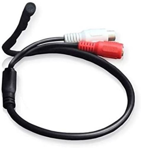 MICROFONO CCTV CON SALIDA DE AUDIO PARA CAMARA Y DVR