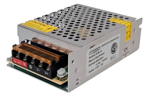 FUENTE SWITCHING 18V 2A 36W PARA ALARMA HELLGRUM