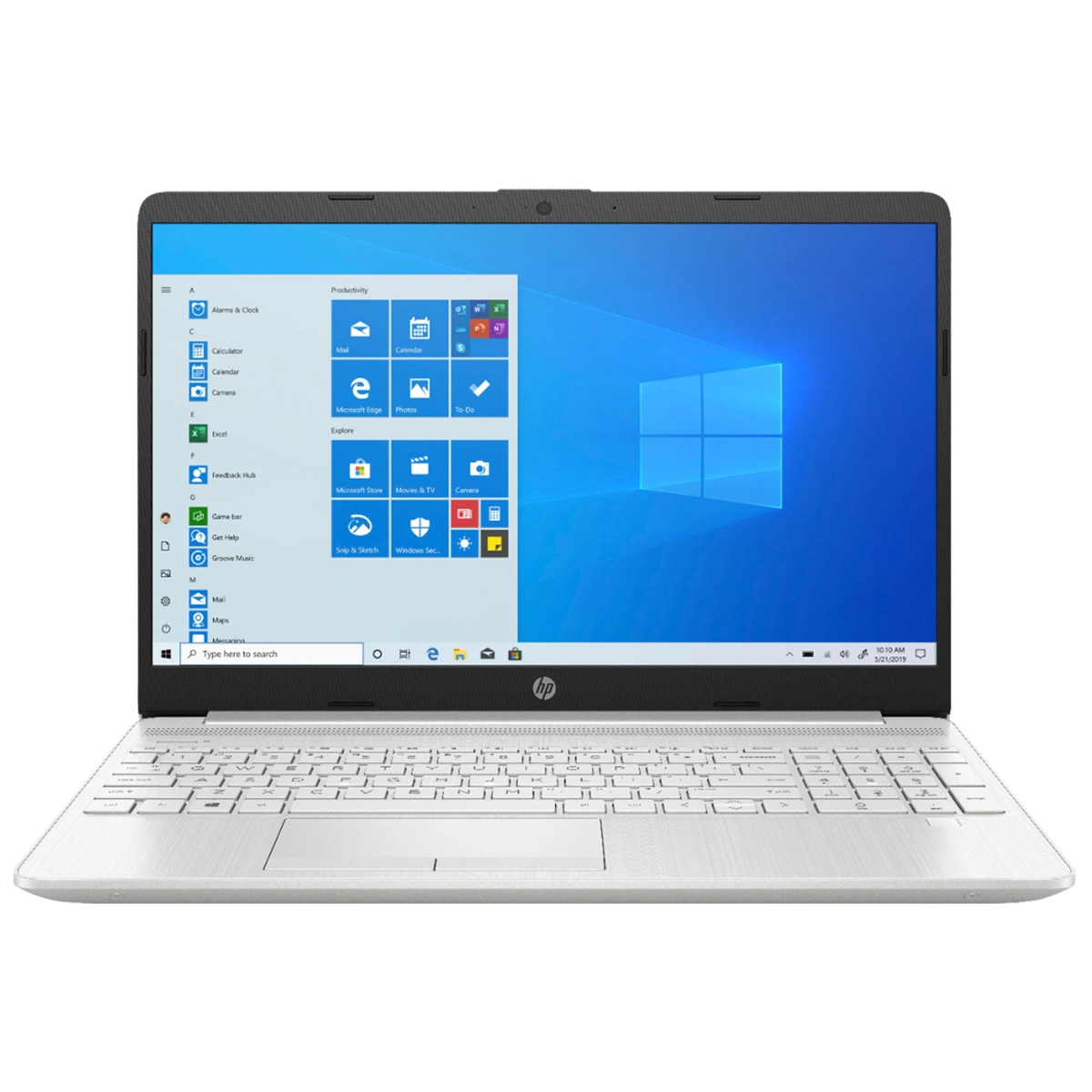  HP 15-DW3033 I3-1115G4 | RAM 8GB | SSD 256GB | PANTALLA 15.6 | WIN 10 S | TECLADO US | NATURAL SILVER