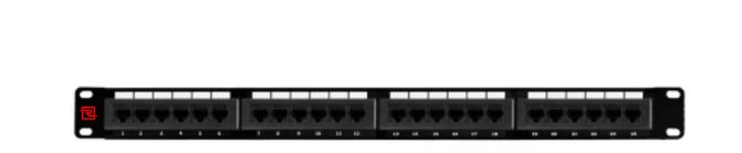 PATCH PANEL 24 PORTS REGUVOLT RV-PP-624 RACK CAT6