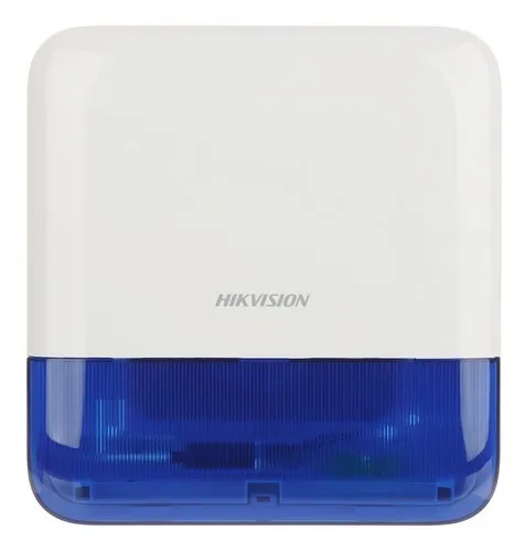 SIRENA EXTERIOR OUTLET INALAMBRICA HIKVISION DS-PS1-E-WB COMPATIBLE AX HOME Y AX PRO | ALARMA GARANTIA DE FUNCIONAMIENTO
