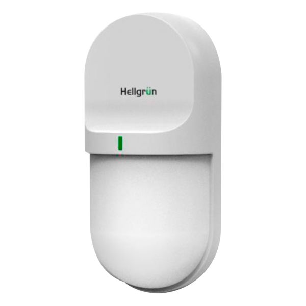 SENSOR PIR HELLGRUN GL-VIERECK INALAMBRICO DOBLE PIR BLANCO	